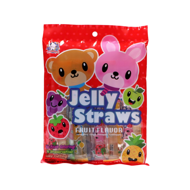 Funny Hippo - Jelly Straws Assorted (300g)