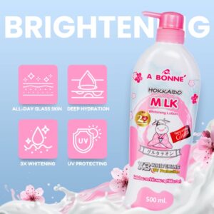 A Bonne - Hokkaido Milk Lotion Nano White Gluta (500ml)
