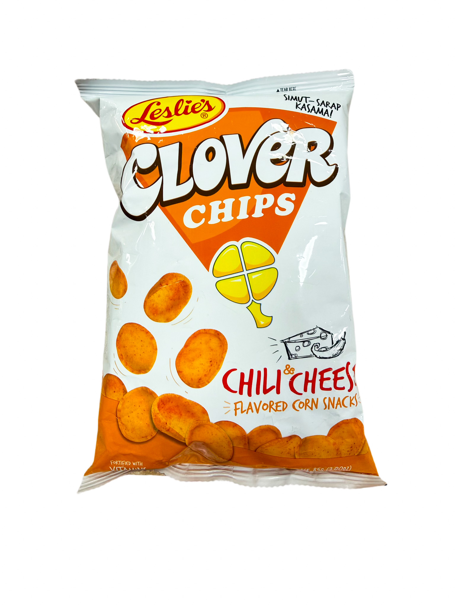 Leslie´s - Clover Chips Chili & Cheese (85g)